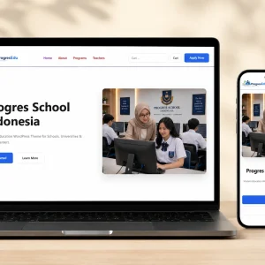 tema wordpress progres edu